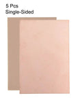 Single-Sided Copper Clad FR4 PCB Board 150x100mm 1.2mm Thick for DIY Prototyping Kit 5 Pack shown in overlapping view.