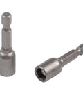Fabulett Metric Nut Socket Set With 1/4 Inch Hex Shank Adapter For Impact Rated Drills And Screwdrivers Featuring Quick Release Chrome Vanadium Steel Drivers In 5 Pc Variety Including 8 Mm Head Size, 8 mm socket