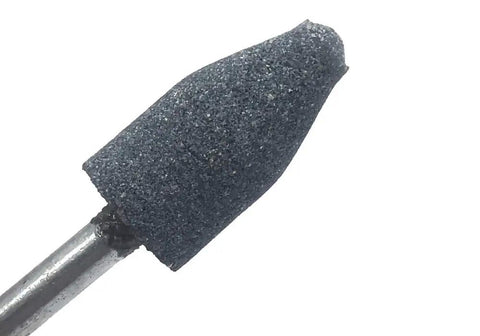 Mounted Grinding Point Set For DIYers And Pros, Quarter Inch Shank, Five Eighths Inch Diameter Conical Abrasive Stone for Rotary Tools