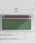 Hand Series 2x4 Digital Auto Darkening Welding Lens For Low Amp TIG 2A, Shade 10, product dimensions and features