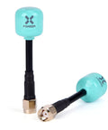 Two Pack Lollipop 4 Plus FPV Antennas 2.6dBi 5.8GHz RHCP TX RX For FPV Racing Drones RP-SMA Dual Pack, blue PC+ABS shell