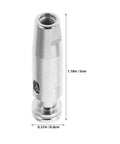 Three Pack Epee Blade Tips Replacement For Fencing Gear Stainless Steel Practice Epee Point with size dimensions