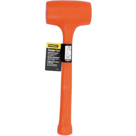 Compo Cast 42 Oz Dead Blow Hammer With No Spark Aluminum Head And Soft Face To Prevent Mar For Auto Shop And Heavy Duty Workshop Use