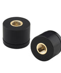 Mini 4G LTE Omnidirectional Antenna Pack Of 2 For Wireless Network Cards Routers Drones And Mobile Security Cameras With SMA Male Connector 18mm Size And 1dBi Gain, showing two black antennas with gold SMA connectors