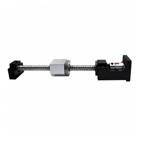 Heavy Duty Ball Screw SFU2005 And SFU2010 Kit For CNC Milling Machine Featuring 20mm Diameter Screw Rod and BF15 Bearing Blocks