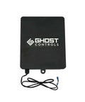 Lockable Weatherproof Battery Box Kit With Two 12V 7.0Ah Batteries, Harness, And Post Mount, black box with cable.