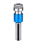 Professional Duty Collet Chucks For Thread Milling Offer Floating Compensation With 5 mm Adjustment in metal and blue.