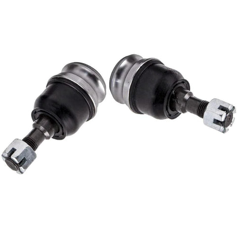 Close-up of ball joints from Two Piece Front Lower Control Arm With Ball Joint Kit For Subaru Forester 2009 2013 And Subaru Impreza WRX 2011 2014 Direct Fit Suspension Replacement With Ball Joint MS801051 MS801052.