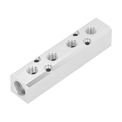 Aluminum Pneumatic Manifold Air Splitter For Quick Connectors And Compressed Air Systems, Plug And Play Install, Leak Free