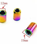 Heavy Duty Hub Lock Bolt Screw Nut M12x1.25 Wheel Lug Nuts Kit Alloy Iridium 20 Pcs For Rock Hard Driving And Smooth Rides, 12x31mm