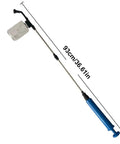 Extendable Pollen Duster For Fruit Trees With 93cm Rod Diatomaceous Earth Atomizer For Easy And Quick Uniform Powder Application Pro Grade Wind Resistant Nozzle For Precise Pollination In Landscaping And Crop Maintenance, showing 93cm rod and nozzle.