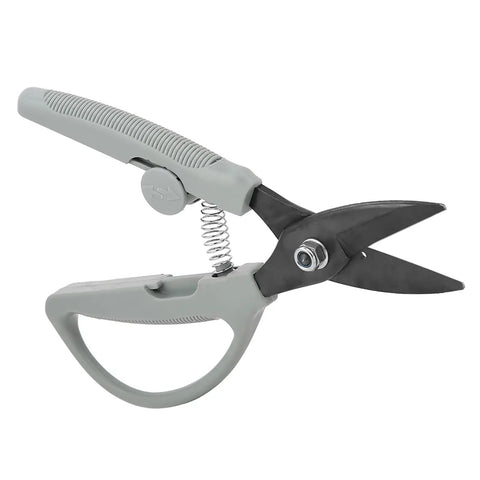 Heavy Duty Sheet Metal Snips And Tin Snips Wire Cutter With Precision Blades And Safety Lock And Non Slip Grip For Busting Through Iron Plates Hella Tough Metal Shears