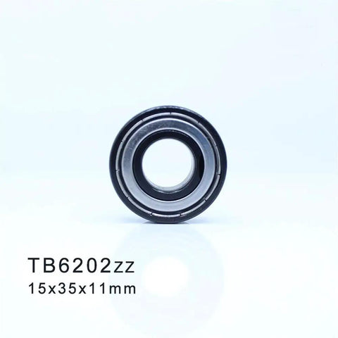 Badass High Temp 6202ZZ Deep Groove Ball Bearings 15X35X11MM shown from front, designed for 500 degrees Celsius heat use.