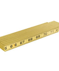 Six Foot Folding Ruler With Inside Reading, fiberglass construction, nylon reinforced, stacked with dual sided markings visible