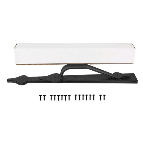 6 Piece Decorative Garage Door Hinge Handles Steel Hardware Kit For Metal Doors Wooden Doors With Silent Hydraulic Buffer