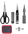 All In One RC Car Tool Kit With Ball Bearing Remover Reamer Body Hole Puncher Wheel Hub Cross Socket Straight Scissor Screw Tray