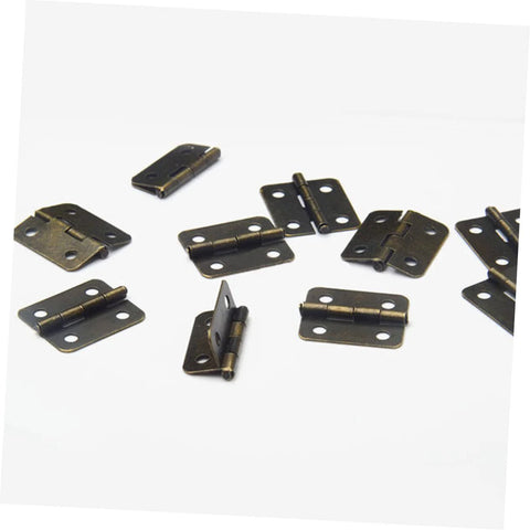 Heavy Duty Spring Hinges Kit 500 Pieces For Boxes And Cabinets With Screws Miniature Iron Hinges Antique Style Hardware