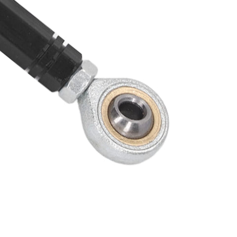 Close-up of joint on High Performance Aluminum Motorcycle Gear Shift Lever 180mm Linkage Bar With Rear Seat Footpegs.