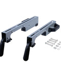 Set Of Two Miter Saw Stand Mounting Brackets For MT4000 Stand OEM Replacement Tool Mounts To Attach And Detach Your Saw With No Fuss Easy And Quick Fit, showing brackets and hardware.
