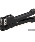 Side view of Adjustable Fiber Optic Cable Stripper For Loose Tubes And Buffer Tubes, Transverse Or Longitudinal Cut, Fits 4.8 To 7.9 mm Indoor Coax Sheath