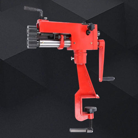7 Inch Manual Bead Roller With 6 Dies For Edging Turning Flanging 22 Gauge Sheet Metal Fabrication Rotary Machine Pro Grade Durability