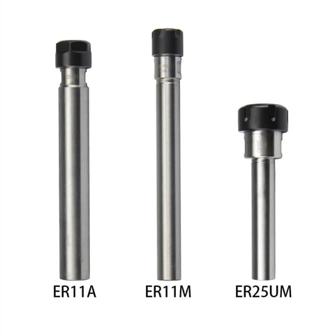 Heavy Duty Tool Holder Collet Chuck With Long Handle For C10 C12 C16 C20 C25 C32 C40 Machine Vise Clamping, tools side view