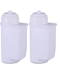 Premium Coffee Maker Water Softening Filter For Cleaner Drip And Smoother Daily Grind With Advanced Mineral Optimization, two white filters