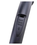 Close-up of 32mm Plastic Bent End Curved Filter Nozzle Spare Part for Vacuum Cleaner Hose with ergonomic grip detail.