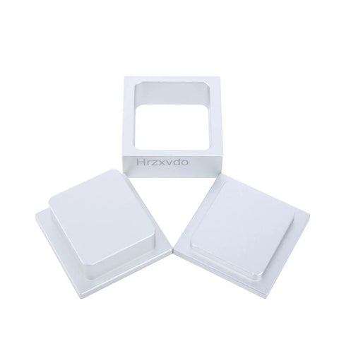 Pre Press Aluminum Mold 6061 CNC Machined Mold For Precise Casting And Durable Tooling Silver 2.5 By 2.5 Inch Pro Grade Molding Jig For DIY Projects And Pro Makers, square mold set