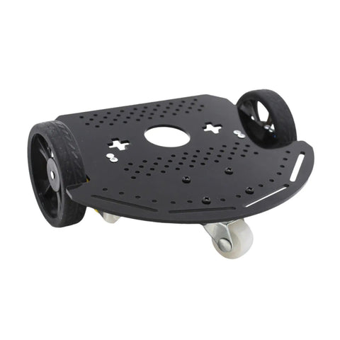 2WD Smart Robot Car Chassis With Silicone Wheels And Double Motors For DIY Learning Projects Intelligent Vehicle Part Kit