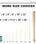 The Real Deal Natural Bamboo Skewers For Backyard Barbecue And Roasting Marshmallows 4mm Thick Solid Round Shape Zero Hassle Kitchen Basics For Cocktails Kabobs And Crafting 100 Pack size chart with various lengths