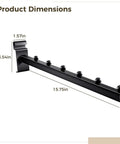 6 Pack Gridwall Hooks Waterfall Design For Wall Display Space Saving Gridwall Accessories 6 Ball Hooks dimensions