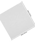 TopShelf White Microfiber Cleanroom Wipes For Phone Screens Glasses Lenses Camera Body Jewelry And Precision Tools, 8.84 in square size.