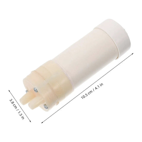 Compact Usb Submersible Water Transfer Pump For Quick Balcony And Patio Floor Drainage Small Sump Helper, 10.5 cm long, 3.8 cm wide.