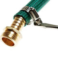 Super Durable 3/4 Inch Hose Repair Kit With Male And Female Garden Connector Mender Tool Fix Leaks Fast And Easy For A Perfect Flow Outside, brass hose end