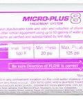 Micro Plus 8 Water Filter for Commercial Systems, cylindrical shape, detailed label description visible, white casing