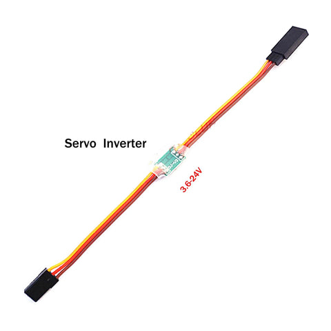2Pcs Servo Signal Reverser Inverter For PWM Control 3.6V To 24V Steering Gear Reverser with JR plugs for RC aircraft servos