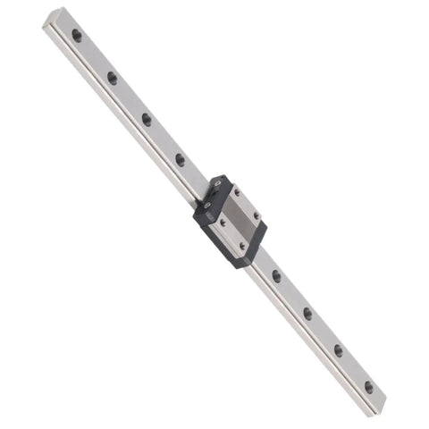 Mgn12 Aluminum Linear Motion Guide Slider Set High Precision Slide Rails For 3D Printers Diy Cnc Machines with steel rail and carriage block.