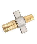 1-1/4 Inch Hydraulic Quick Disconnect Coupling Set With Wing Nut Sleeve Heavy Duty Brass NPT 1-1/4 Female 3000 PSI 80 GPM