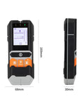 Straight Up Smooth Wall Scanner Featuring No Sweat Stud Detection And Deep Metal Sensor For Total DIY Home Repairs Plus Quick AC Voltage Tracking and Precision Moisture Measurement For Any Gig Project, front view.