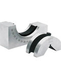 Heavy Duty Adjustable Angle V Block For Milling Precision 90 Deg With 0-60 Deg Vice Grip Hold Clamp Perfect For Cnc Machining At 0.01mm Accuracy Made From High Hardness Quenched Steel, showing precise angle measurement features.