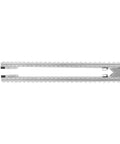 Heavy Duty Flexible Roller Conveyor System With 78 Inch Length And 15.75 In Width Features Industrial Grade Galvanized Steel Build For Warehouse Workflows Plus Portable Gravity Transport For Moving Heavy Loads Easily shown from above.