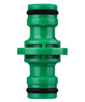 Top Notch 20 Piece Garden Hose Quick Connector Set with Bi Directional Coupler Push Pull Fit And Easy Snap Joint For Outdoor Watering Hoses Repair Kit green plastic hose connector with black O-rings