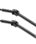 Two Piece Steel Front Axle Drive Shaft CVD Set for Axial SCX24 C10 JLU Bronco Gladiator Deadbolt Upgrades Parts