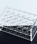Clear Acrylic Test Tube Rack With 18 Holes And 3 Layer Design Holds 10Ml And 15Ml Tubes Durable Lab Stand For Lab Class Bar Or Home