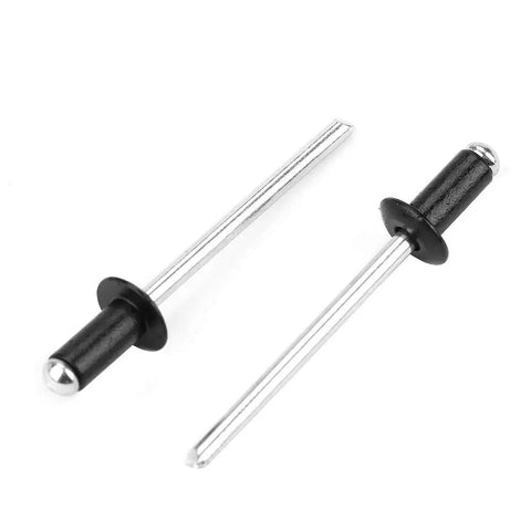 Blind Rivet Set 120 Pcs Aluminum Assortment Kit With Box For Pneumatic Electric Manual Riveting Guns M2 M3 M4 Sizes Durable Premium Aluminum Build For DIY Projects Repairs And Heavy Duty Fastening, aluminum blind rivets