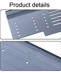 Detailed view of Silver Cabinet Handle Template Tool For Quick Marking And Drilling Of Cabinet Knobs And Pulls Plastic Hardware Templates
