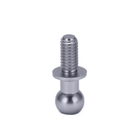 10 Pcs RC Aluminum Alloy Ball Link Track Rod Kit For TT01 TT02 RC Cars Rock Solid Upgrade Kit With Ball Screw Link Rods And Shock Absorber Ends, Light Weight And Durable Silver Finish For Stronger Steering And Smoother Rides. silver metal ball screw link rod for RC car suspension
