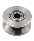 Badass Durability 304 Stainless Steel Pulley Roller Wheel With Silent Double Bearings V Groove Caster for gate sliding.
