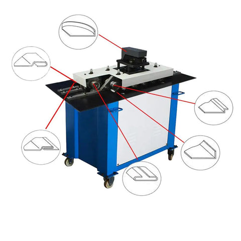 Rock Solid Heavy Duty Sheet Metal Seamer And Seam Lock Roller Machine With Quenched Alloy Rollers Pro Shop Grade Equipment For Aluminum Steel Jobs 1.5KW 220V